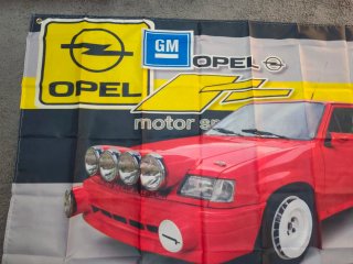 Bandera Opel Corsa Rojo Rally