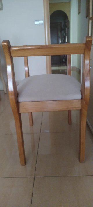 Banco decorativo madera beige