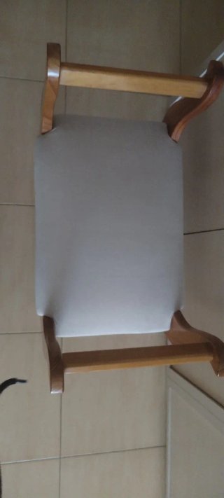 Banco decorativo madera beige