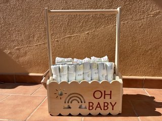 Cesta pañales Bebe