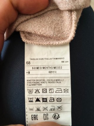 Conjunto Benetton 6-9 meses
