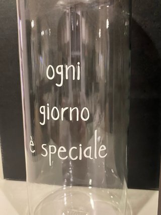 Bottiglia vetro Simple Day Ogni Giorno è Speciale
