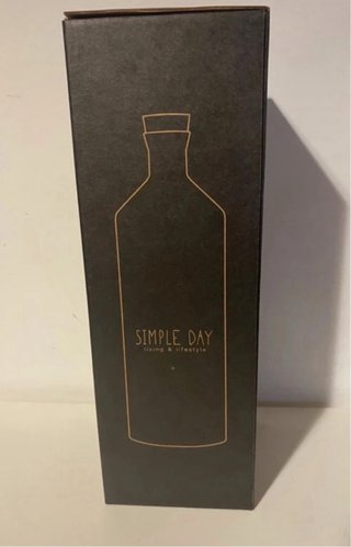 Bottiglia vetro Simple Day Ogni Giorno è Speciale