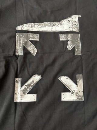 Camiseta Off-White Talla S Negra