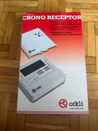Orkli Crono Receptor Termostato Semanal digital. de segunda mano