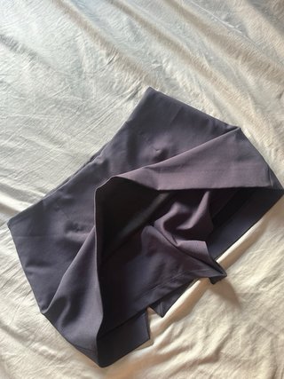 Falda pantalón Zara Morado oscuro