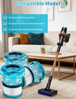 NUEVO! 3 Filtros HEPA H13 para Dyson V16