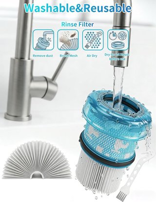 NUEVO! 3 Filtros HEPA H13 para Dyson V16
