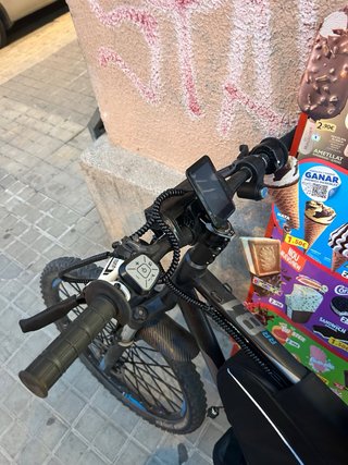 Bicicleta Eléctrica Negra