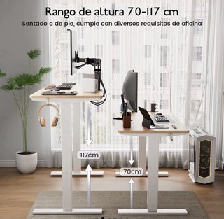 HOMAVO Escritorio Eléctrico Ajustable