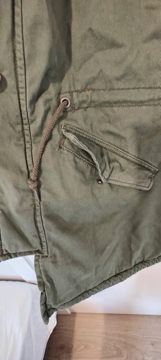 Abrigo Terranova verde Talla S Hombre