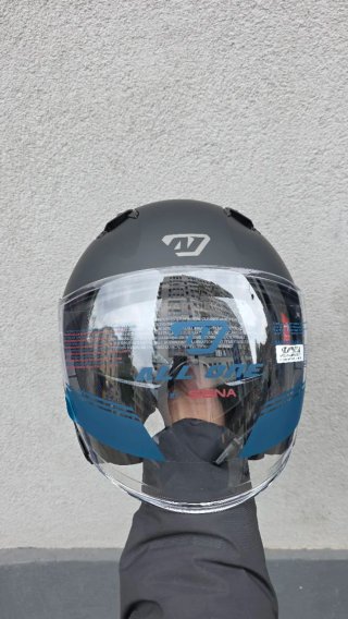 Casco Moto Jet Sena Outstar S Negro Mate