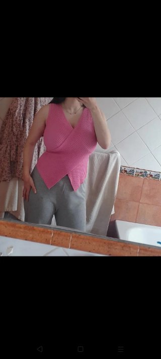 Top rosa MISS SISI talla única