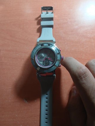 Reloj Calgary Gris y Rosa