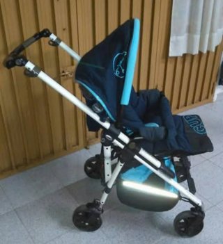 Carro de bebé azul Kids Zone