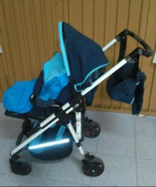 Carro de bebé azul Kids Zone