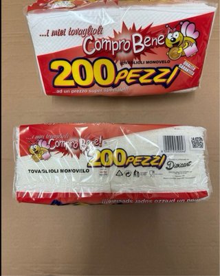 15 pacchi tovaglioli (3000 pezzi) – SUPER OFFERTA