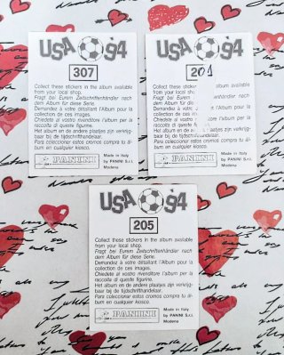 VECCHIE CARTE CALCIO USA '94 PANINI