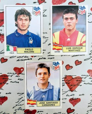 VECCHIE CARTE CALCIO USA '94 PANINI