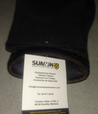 Guantes anticorte negros
