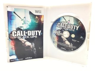 call of duty black ops wii