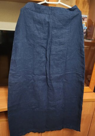 Falda midi mujer azul Designers Society T. S nueva