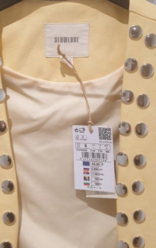 Chaleco Boho Slowlove Efecto Piel Talla S