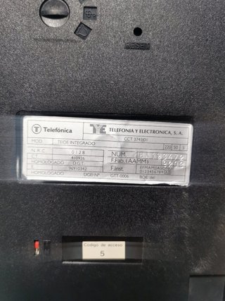 Teléfono hogar u oficina TEIDE integrado