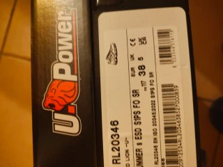 Scarpe Upower grigie e verdi