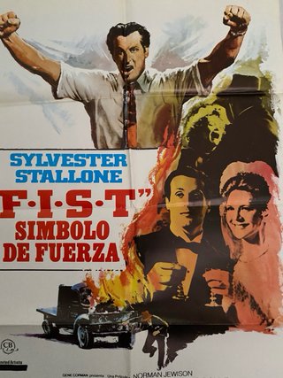 Cartel Cine Original F.I.S.T. SÍMBOLO DE FUERZA