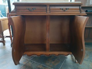 Consola Entrada Francesa Madera Mármol