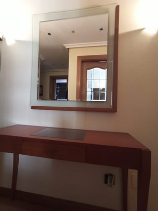 Mueble de entrada madera con cajón