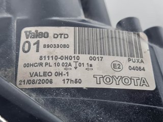 FARO DERECHO TOYOTA TOYOTA AYGO (KGB/WNB) 2005-2015