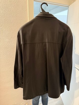 Chaqueta de piel negra NUEVA Talla XL