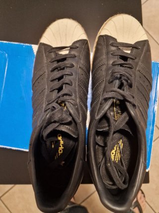 Adidas Superstar 80s New Bold nere