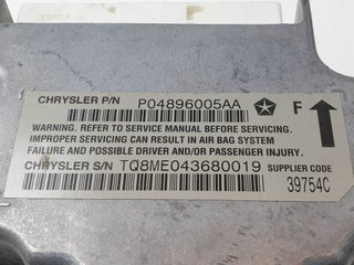 CENTRALITA AIRBAG JEEP JEEP CHEROKEE (KJ) 2001-2008