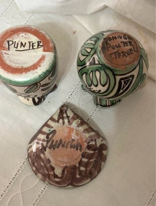 Conjunto Cerámica Colección Teruel negociable
