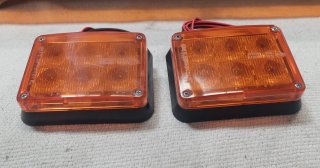 2 Luces LED Naranja Camión/Furgoneta
