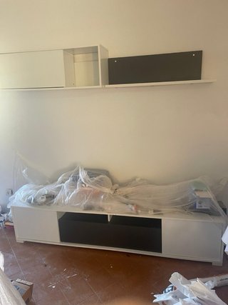 Mueble TV y estantería salón