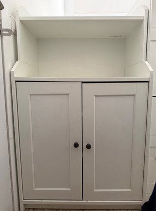 Mueble Almacenamiento Blanco Estilo Farmhouse