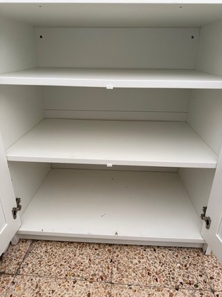Mueble Almacenamiento Blanco Estilo Farmhouse