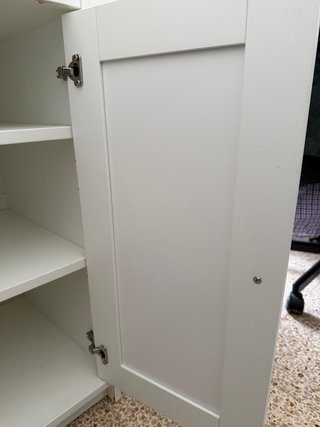 Mueble Almacenamiento Blanco Estilo Farmhouse