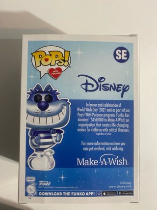 Funko Pop Disney Cheshire Cat Make-A-Wish