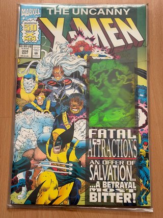 The uncanny X-Men 304 con holograma