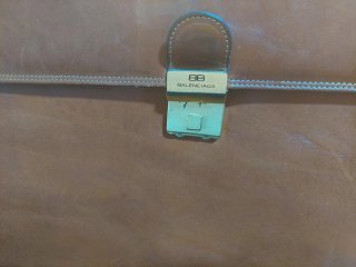 Elegante borsa Balenciaga in pelle marrone