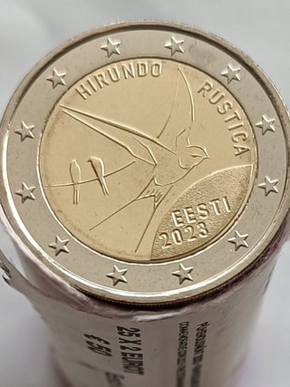 2€ Estonia 2023 Hirundo Rustica S/C