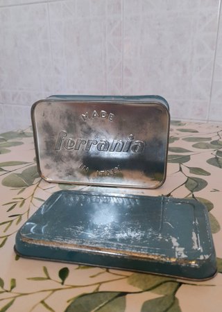 Scatole latta vintage Kinder Ferrania 4 pezzi