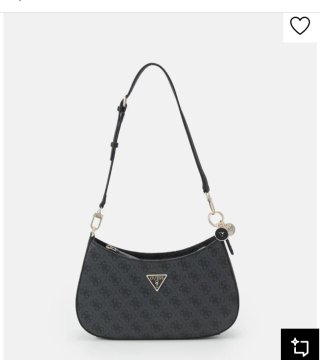 Bolso Guess Negro y Gris