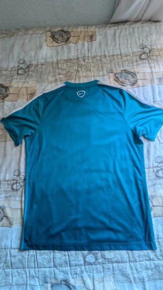 Camiseta Nike Dri-FIT Azul y Blanca