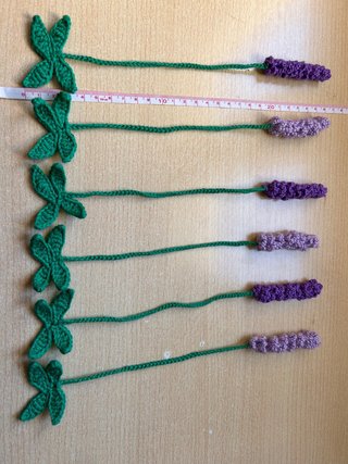 Marcapaginas flor lavanda crochet decoracion libro